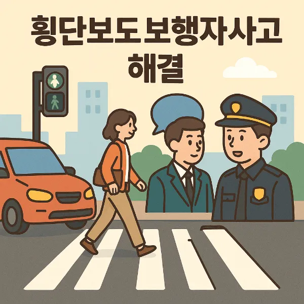 안양교통사고전문변호사, 횡단보도보행자사고